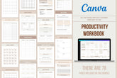 Productivity Workbook - 78 Pages